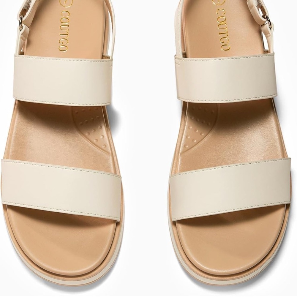 Chic cream Women's Sandals - Picture 3 of 11